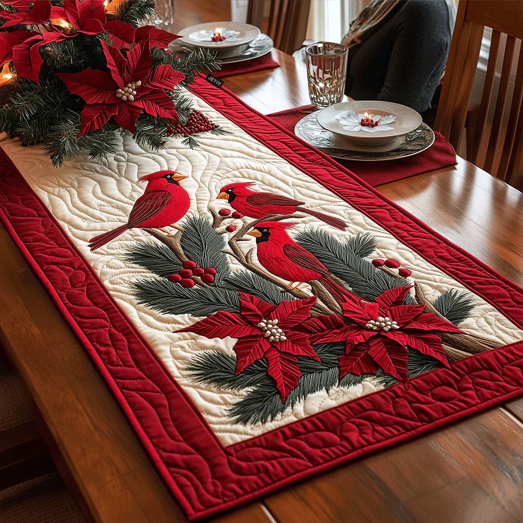 Table Runner - Scarlet Wings — view 1