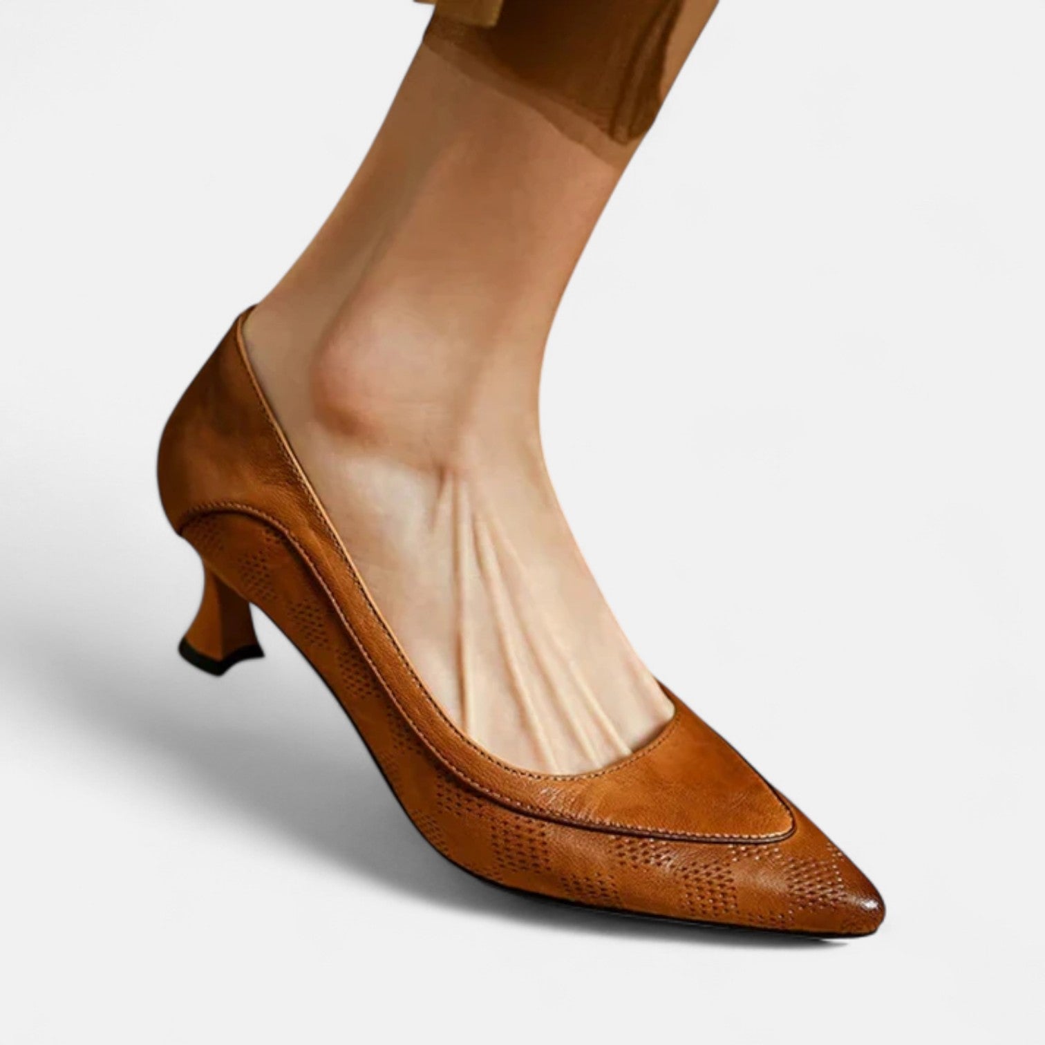 Aubrey - high heeled leather shoes — view 3
