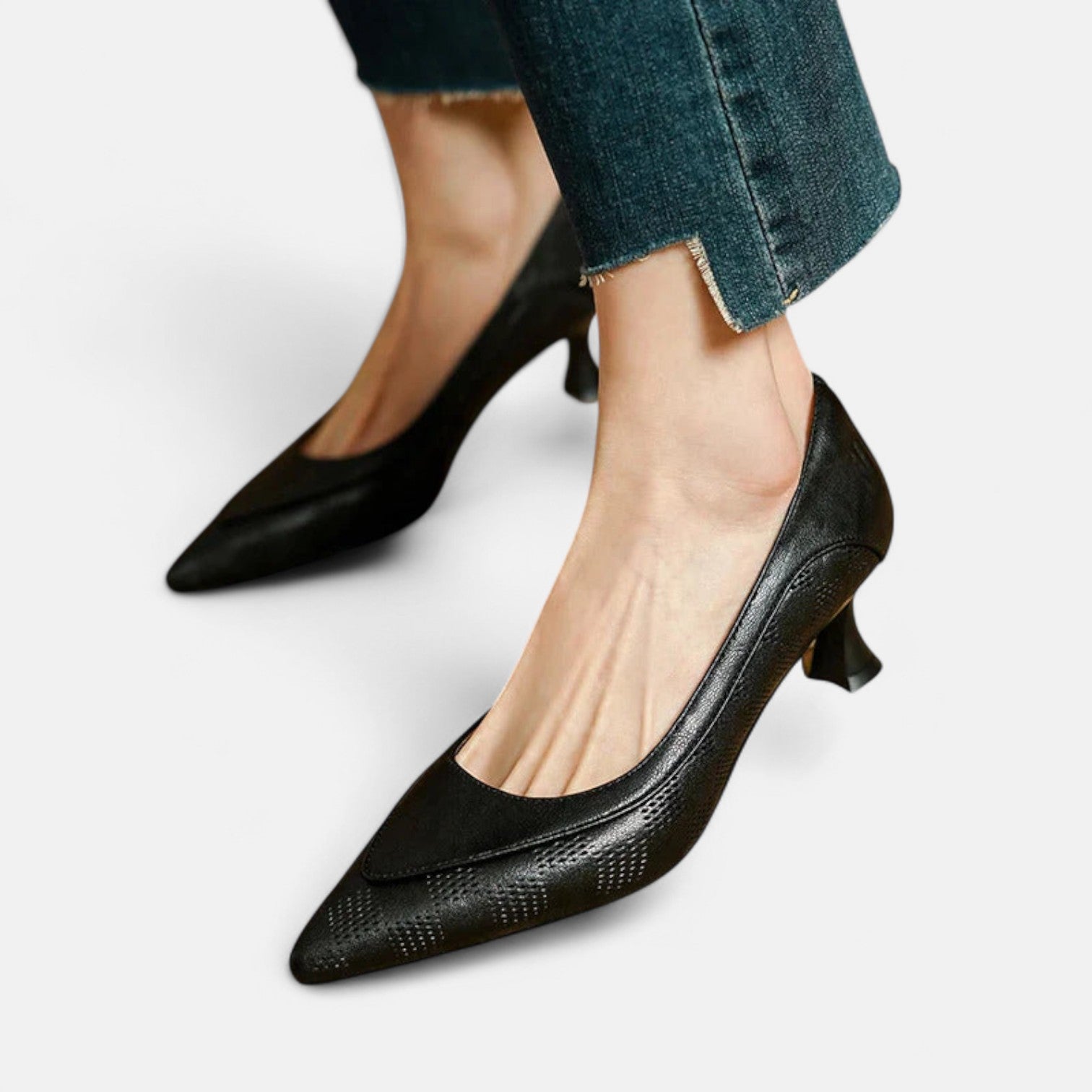 Aubrey - high heeled leather shoes — view 7