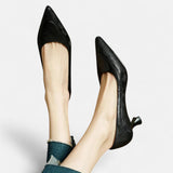 Aubrey - high heeled leather shoes — view 8