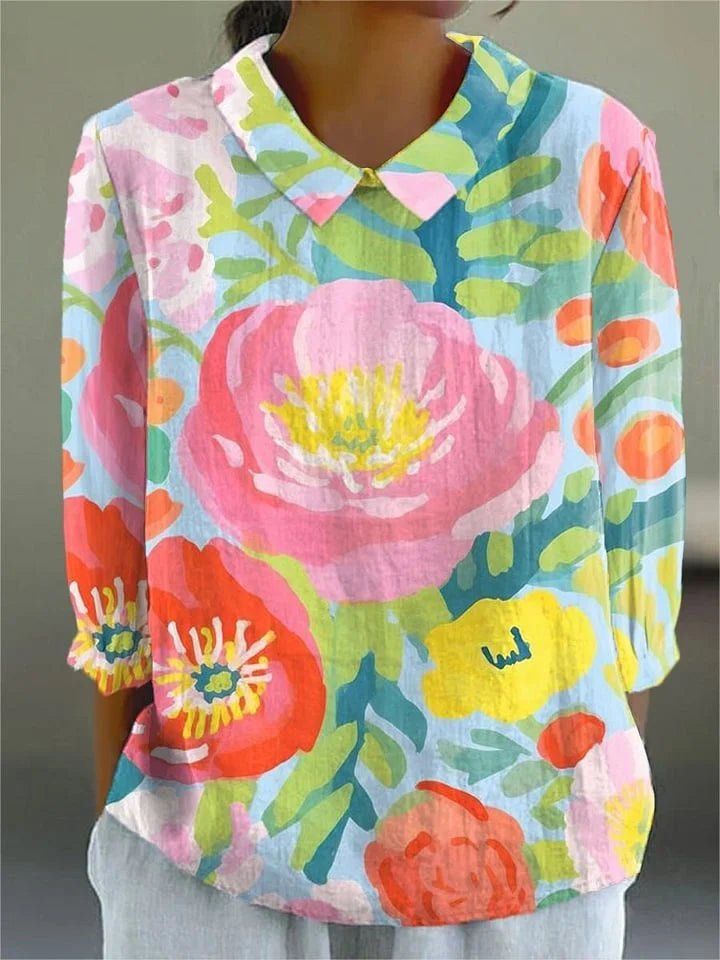Aubrey - Blooming Garden Blouse — view 2