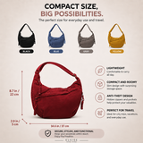 Audrey - burgundy shoulder bag — view 3