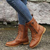 Aurora - leather boots — view 2