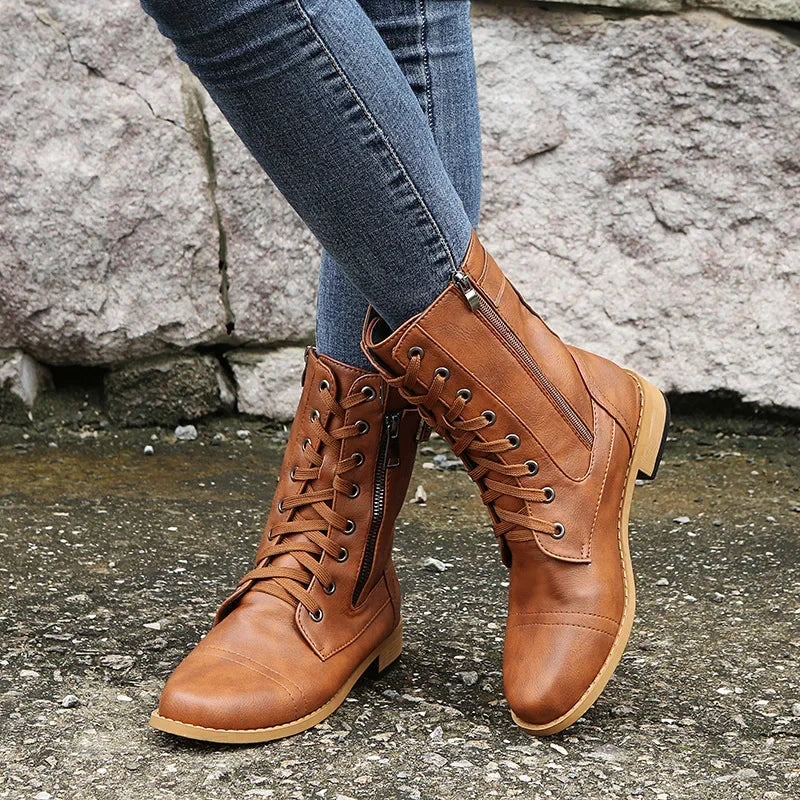Aurora - leather boots — view 3