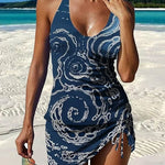 Aurora - floral graphic tankini with tummy control shorts — view 8