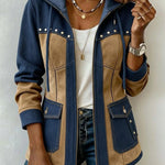 Ava - patchwork hooded jacket — view 1