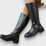 Avery - low heel riding style boots — view 3