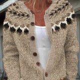 Avery - retro Icelandic cardigan — view 2