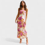 Avery - Sleeveless Satin Dress — view 4