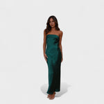 Avery - Sleeveless Satin Dress — view 7