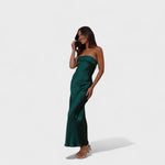 Avery - Sleeveless Satin Dress — view 8