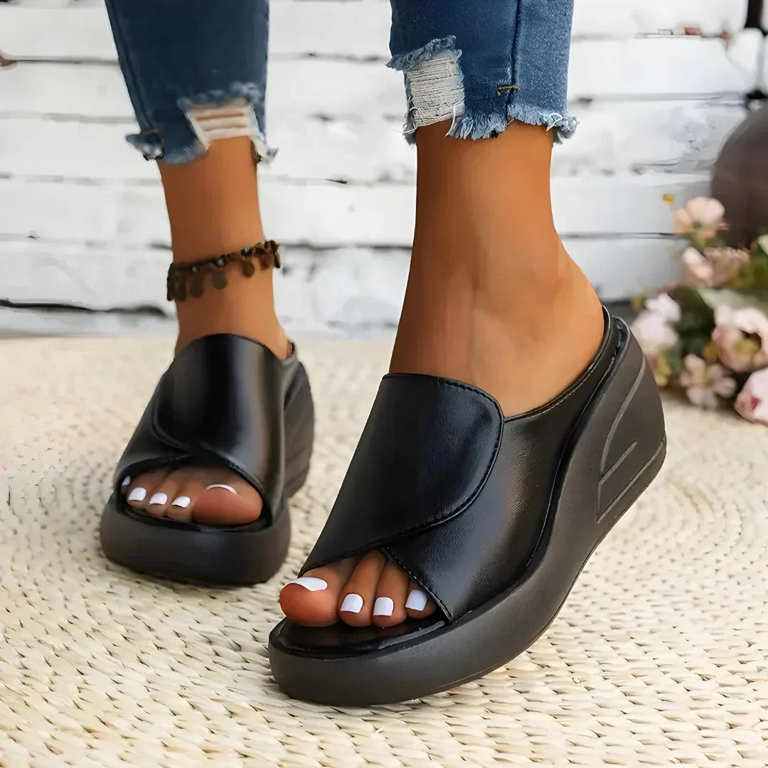 Bailey - Wedge Platform Sandal — view 1