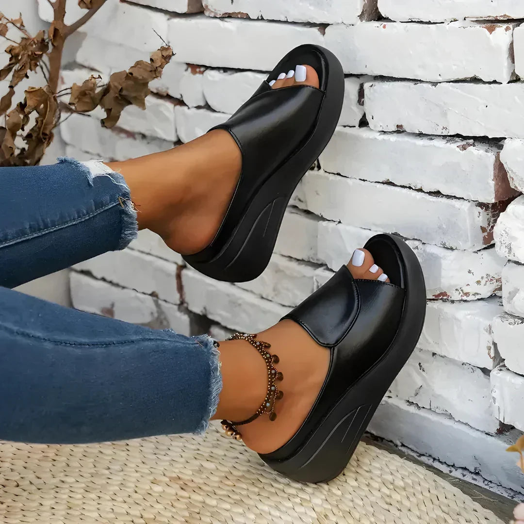 Bailey - Wedge Platform Sandal — view 2