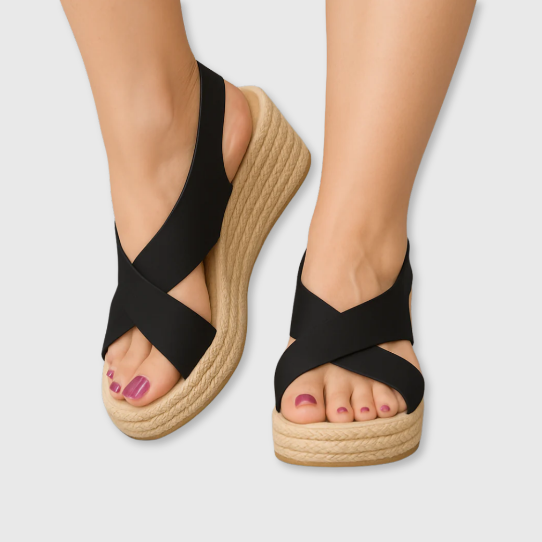 Bailey - elegant espadrille sandals — view 1