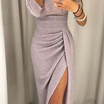 Bailey - elegant off-the-shoulder dress — view 8