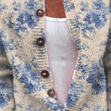 Bailey - Retro Knit Cardigan Sweater — view 2