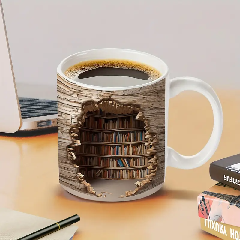 Charming library mug with heat activation — view 2