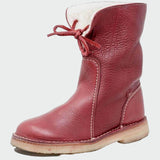 Berta - waterproof men's leather boots with wool lining — view 6