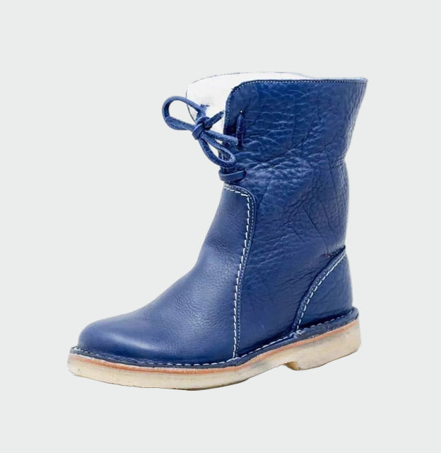 Berta - waterproof men's leather boots with wool lining — view 7