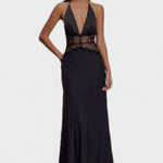 Bethany - Lace and satin dress — view 1