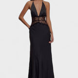 Bethany - Lace and satin dress — view 1