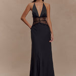 Bethany - Lace and satin dress — view 2