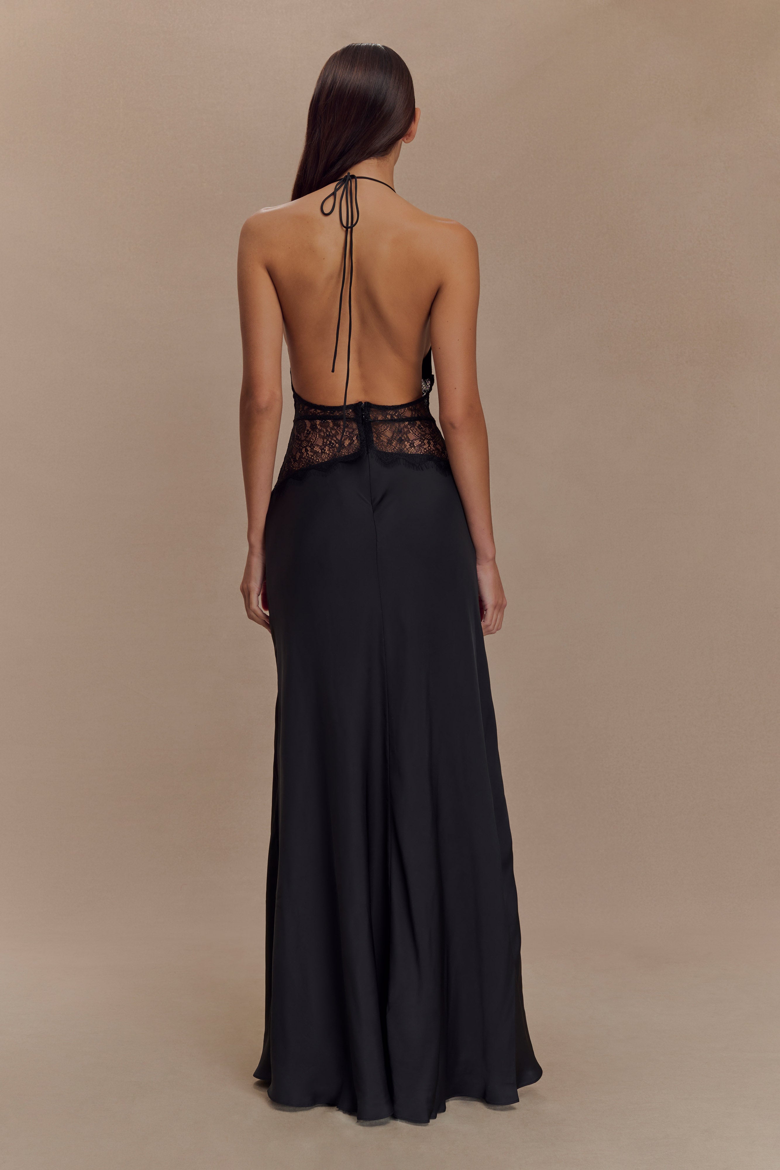 Bethany - Lace and satin dress — view 3