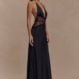 Bethany - Lace and satin dress — view 8