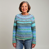 Bethany - Retro Knitted Sweater — view 2