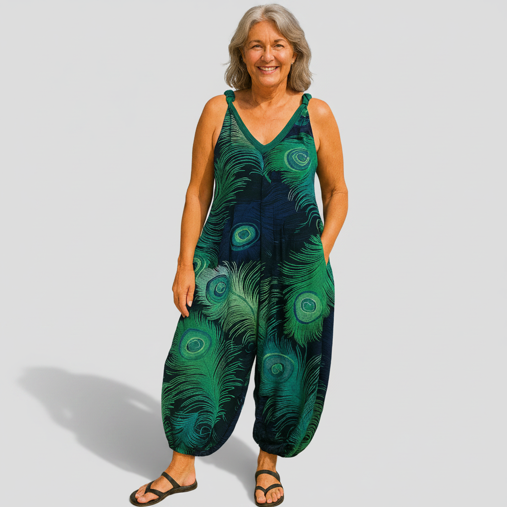 Bethany - wide leg loose overall — view 3
