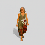 Bethany - wide leg loose overall — view 5