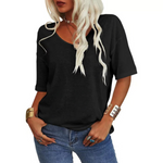 Bree - loose, lightweight minimalist t-shirt — view 1