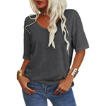 Bree - loose, lightweight minimalist t-shirt — view 3