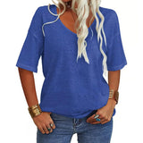 Bree - loose, lightweight minimalist t-shirt — view 5