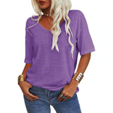 Bree - loose, lightweight minimalist t-shirt — view 7