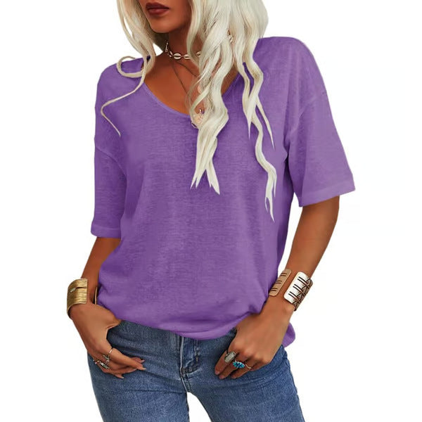Bree - loose, lightweight minimalist t-shirt — view 7