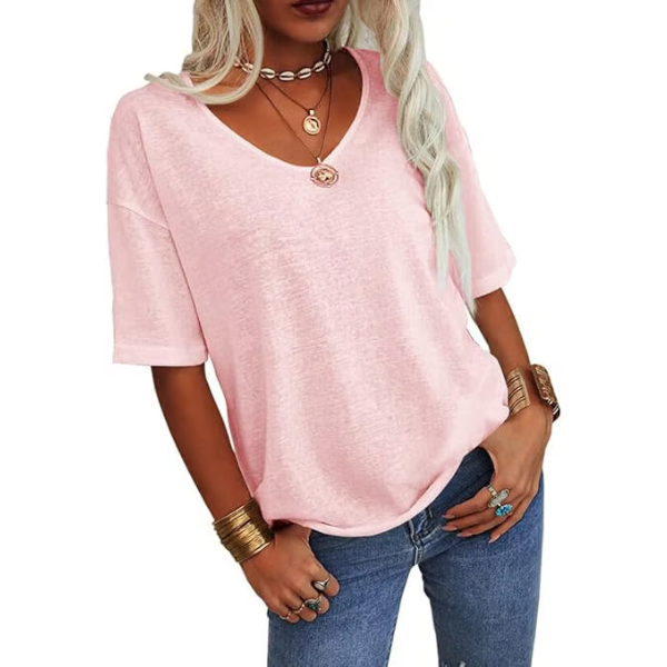 Bree - loose, lightweight minimalist t-shirt — view 10