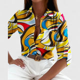 Bree - elegant long sleeve blouse — view 3