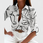 Bree - elegant long sleeve blouse — view 4