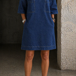 Bree - casual denim dress — view 2
