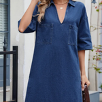 Bree - casual denim dress — view 5