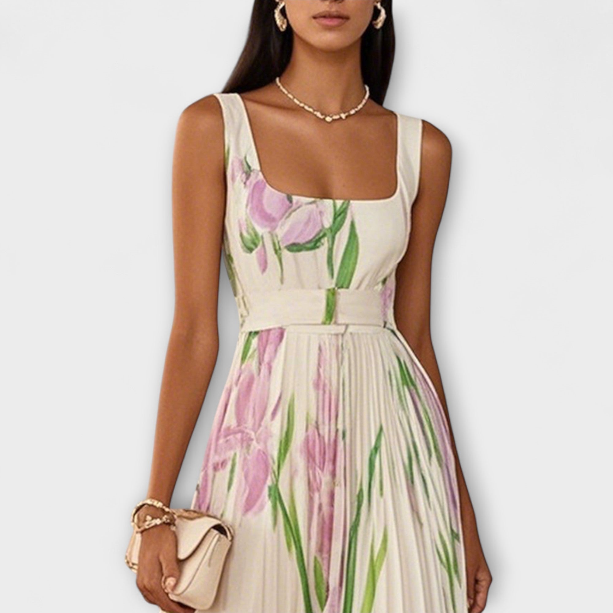 Bree - chiffon maxi dress — view 3
