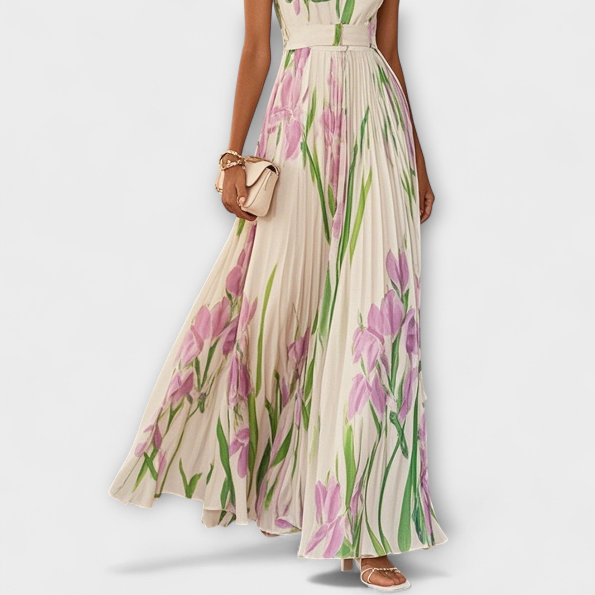 Bree - chiffon maxi dress — view 4
