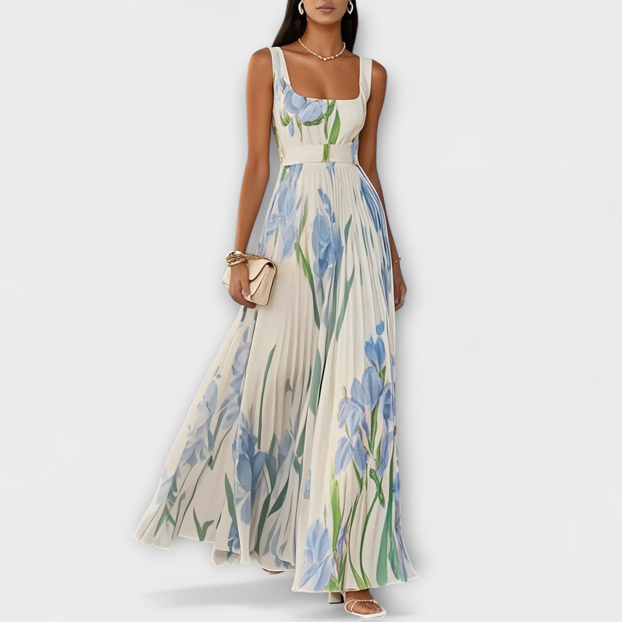 Bree - chiffon maxi dress — view 5