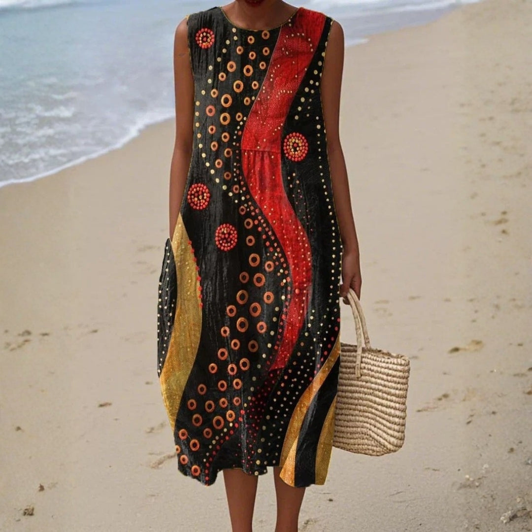 Bree - patterned dress — view 1