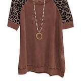 Bree - Women's Retro Leopard Print Top — view 1