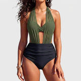 Brenda - 2 in 1 High Waist Tummy Control Bikini — view 10