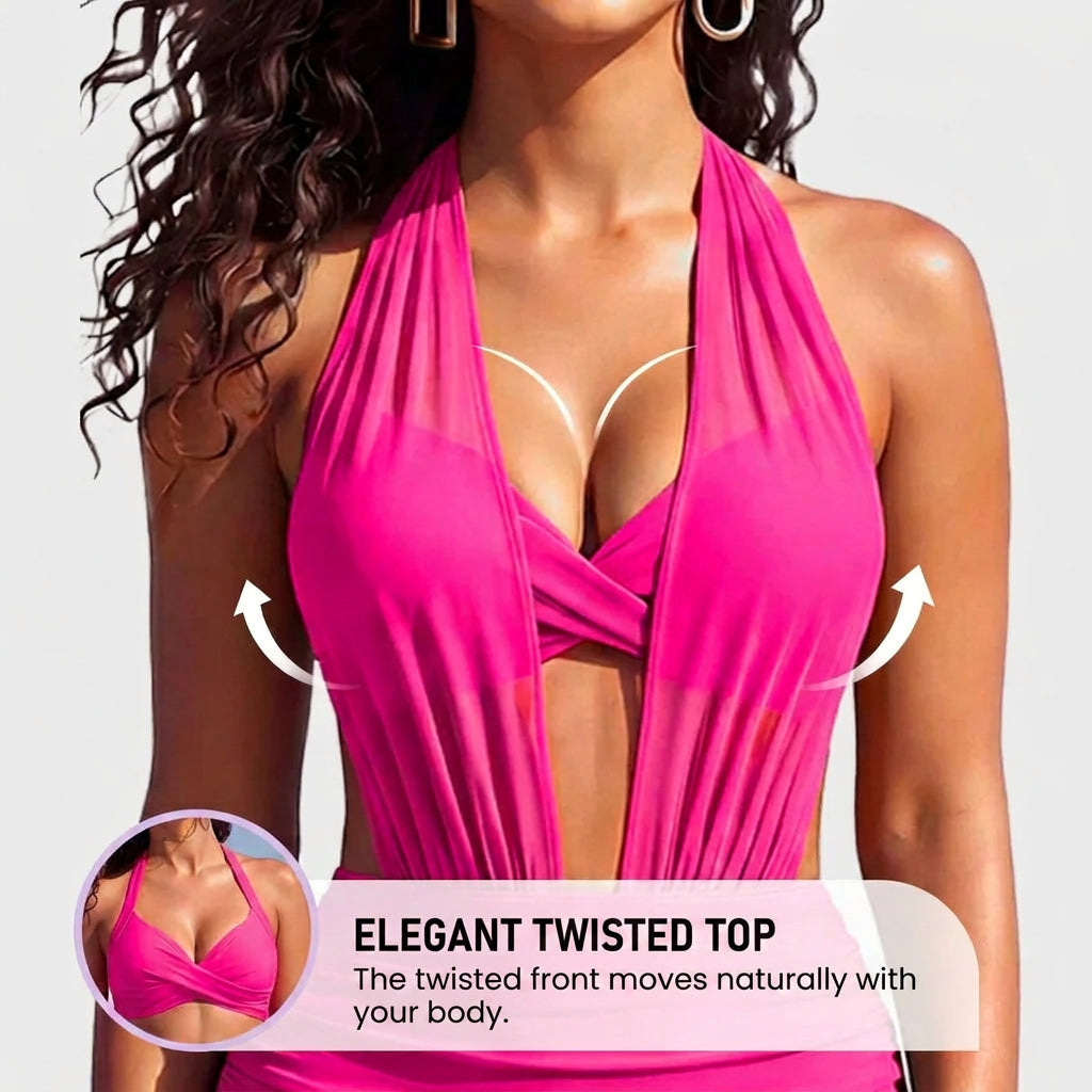Brenda - 2 in 1 High Waist Tummy Control Bikini — view 20