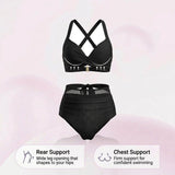 Brenda - 2 in 1 High Waist Tummy Control Bikini — view 22