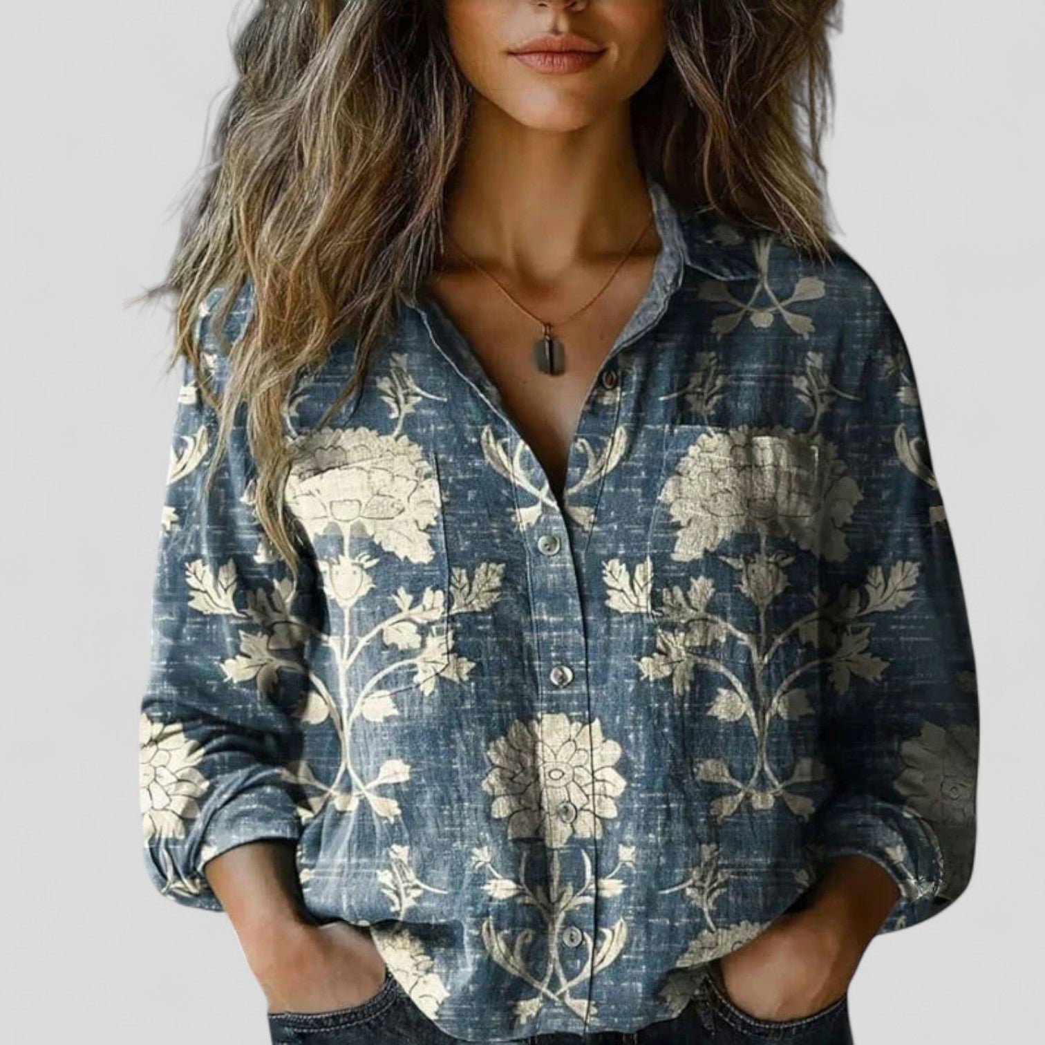 Brenda - comfortable blouse shirt — view 3